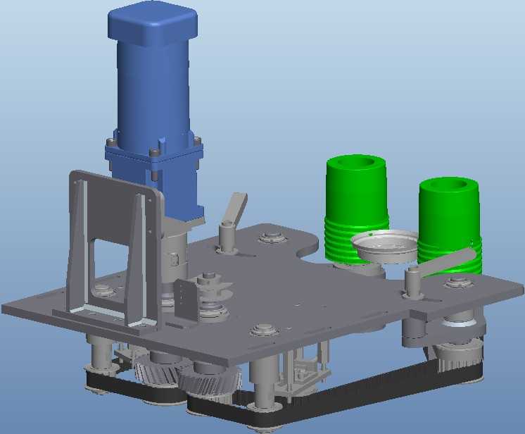 筛盖的分离设备（PROE模型）3D模型