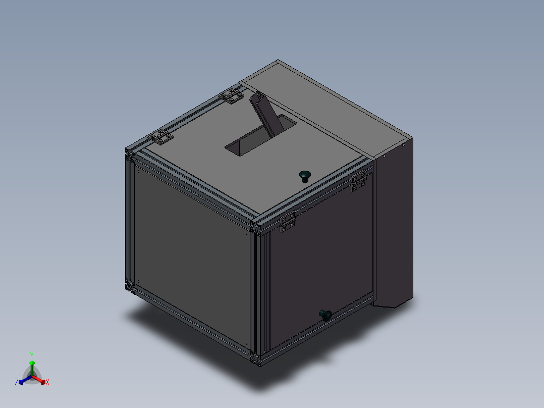 自动化涂布机3D模型正等轴测图