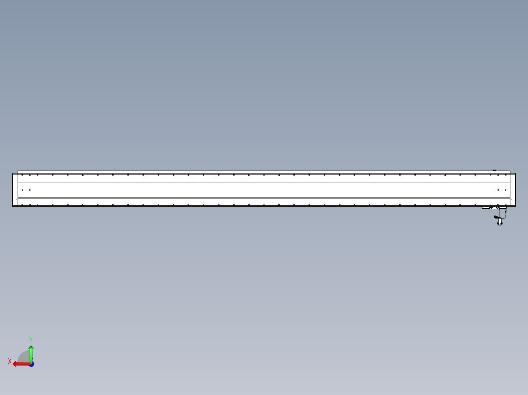 威洛博VL系列直线电机模组-VL22H2-S3050后视图