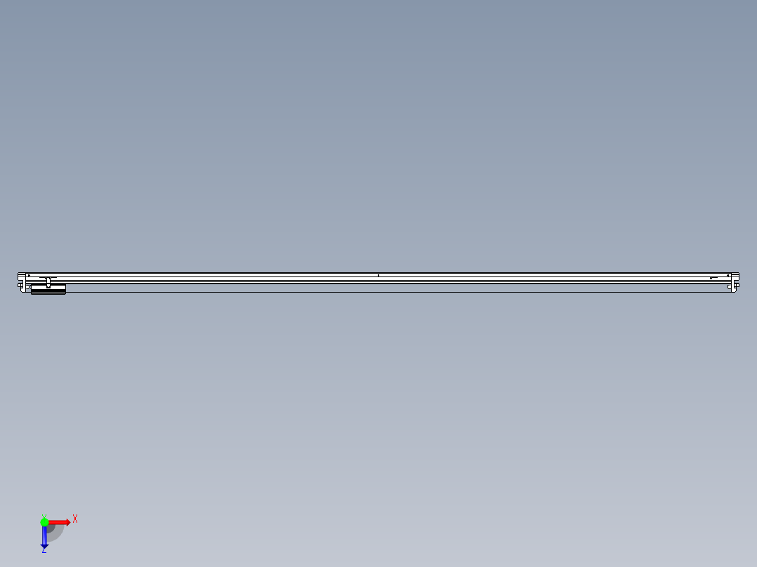 威洛博VL系列直线电机模组-VL22H2-S3050俯视图
