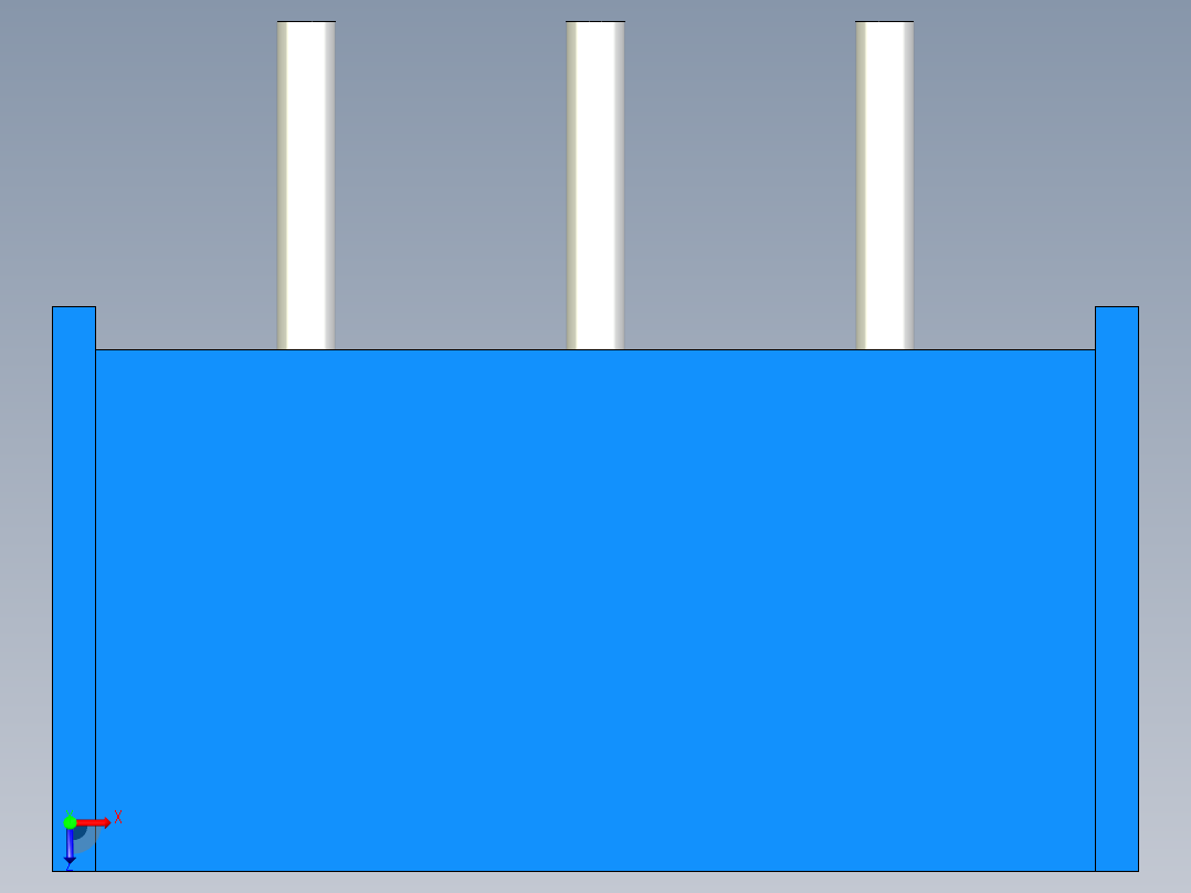 无源元件封装-3296P俯视图