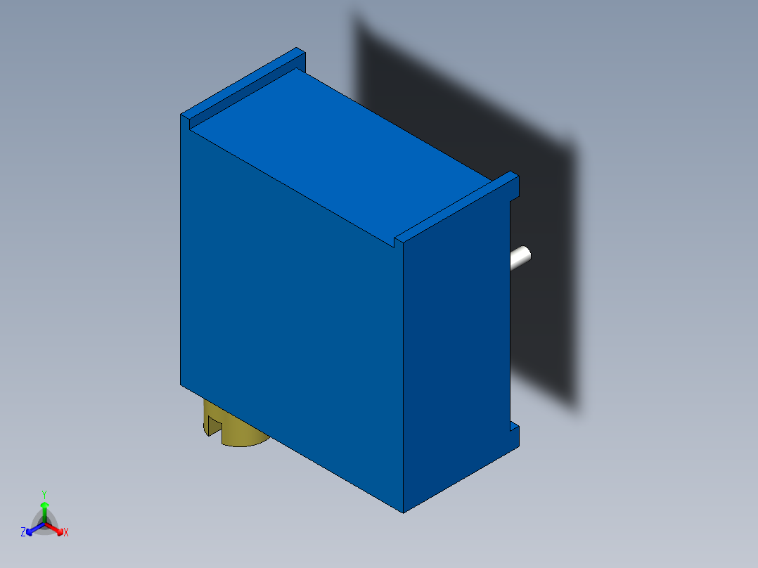 无源元件封装-3296P正等轴测图