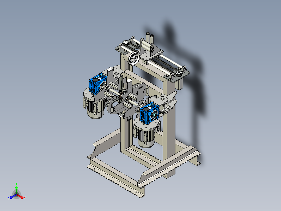 NMRV 50 Wire winder绕线机<span style='color: red'>3D</span>数模图纸 STEP格式