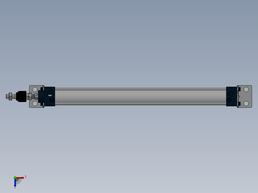 气缸SC40x400S俯视图