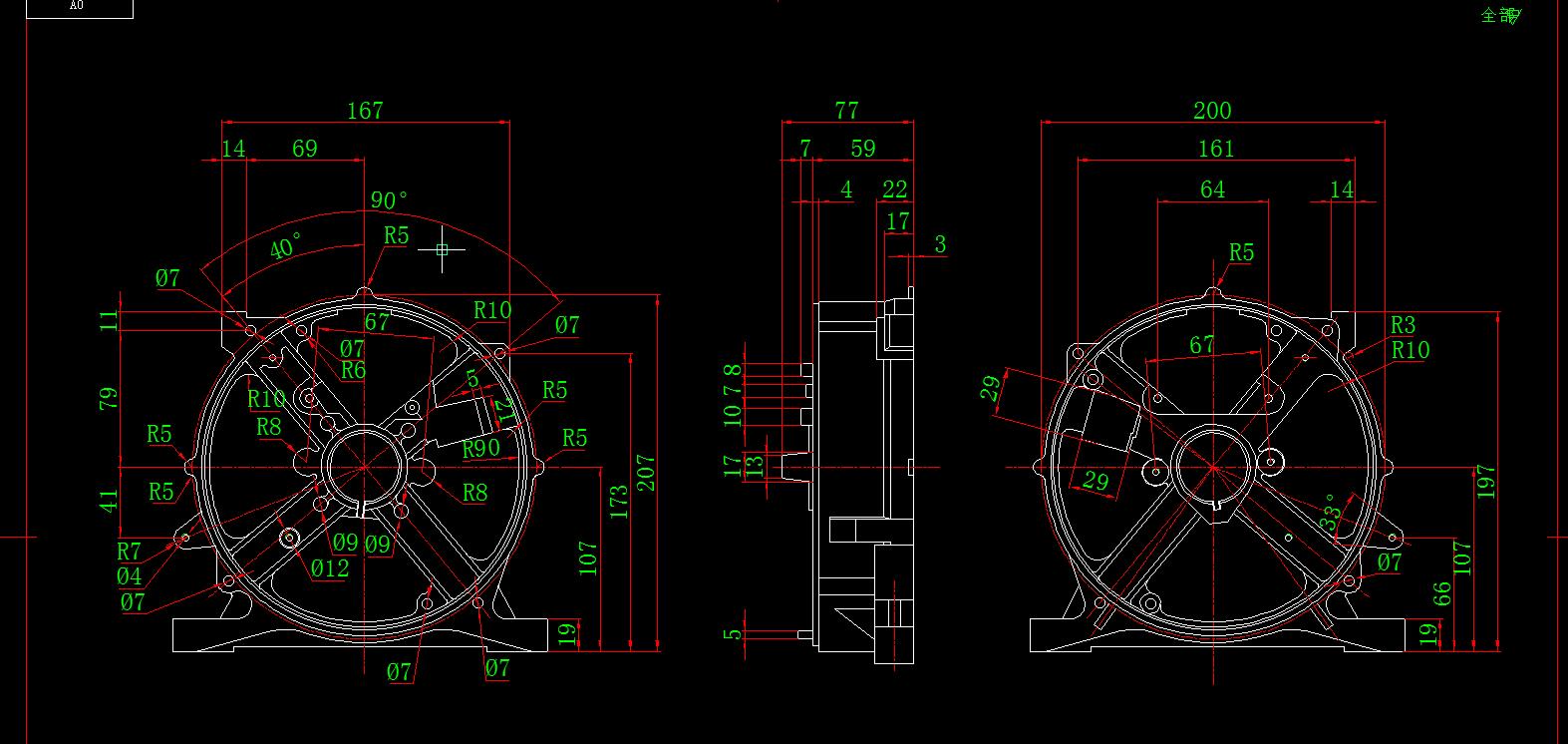 Q290-本田270支架机械加工工艺及镗孔夹具设计