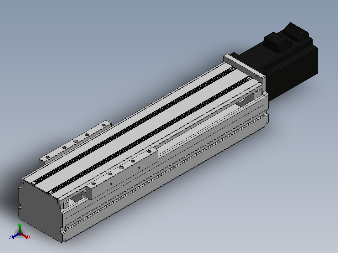精密模组MY80D-T10-100L-BC-P20B-C4-C正等轴测图