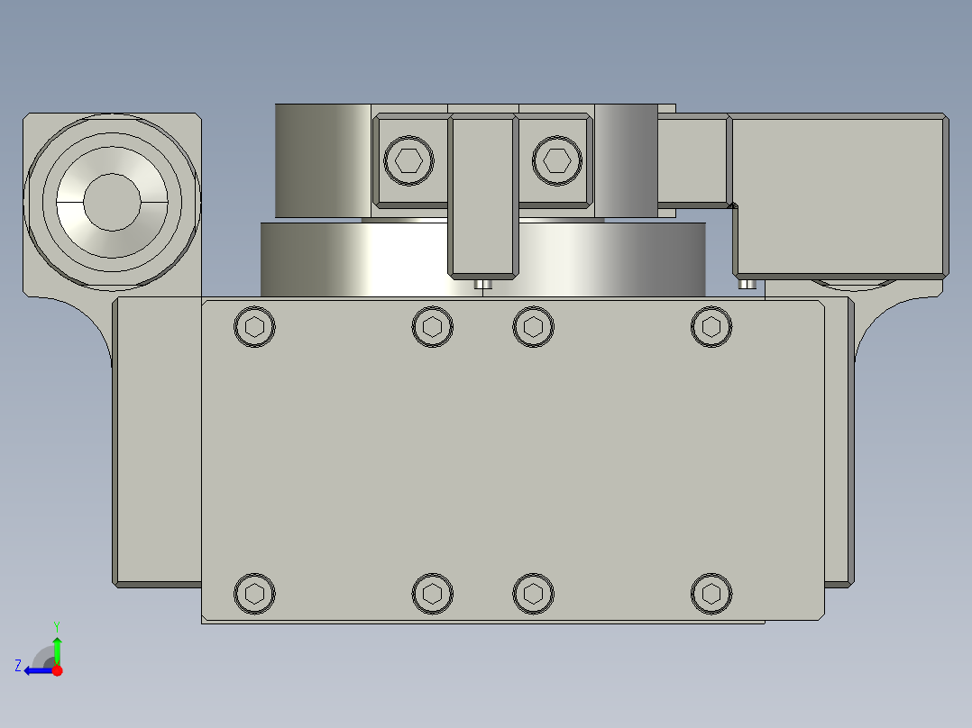 旋转气爪PRY80S-90右视图