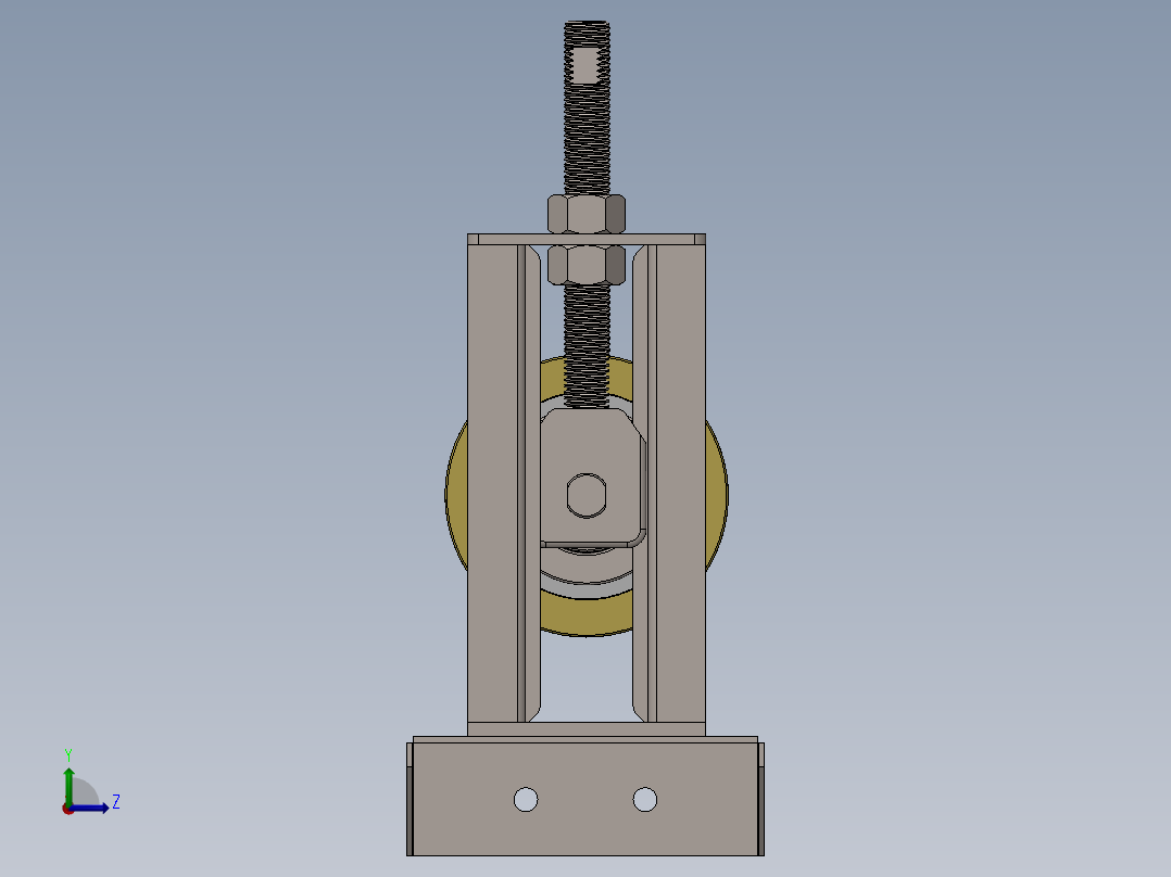 输送机用泡沫辊foam-roller-SW左视图
