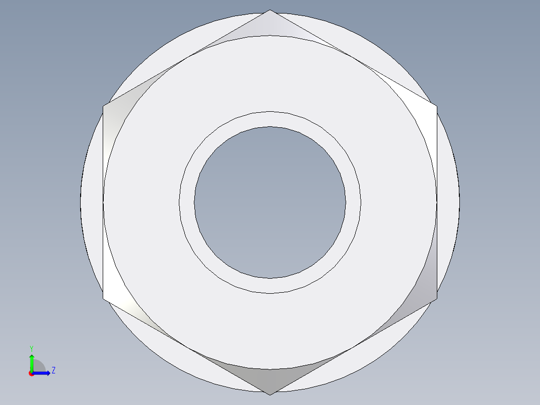 卡套式工业通用硬管接头EO_Weld_bulkhead_fitting_ESV12ZL左视图