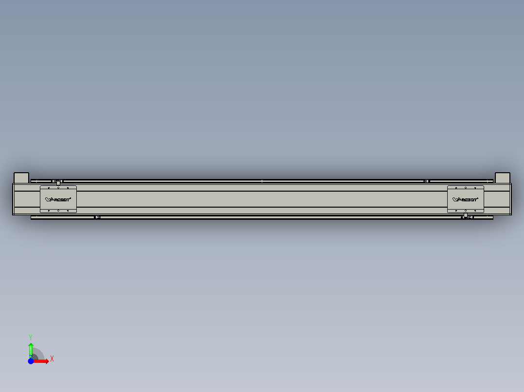 威洛博双电机滑台-VBC14S2-L50-S1600-BD-P40-C6前视图