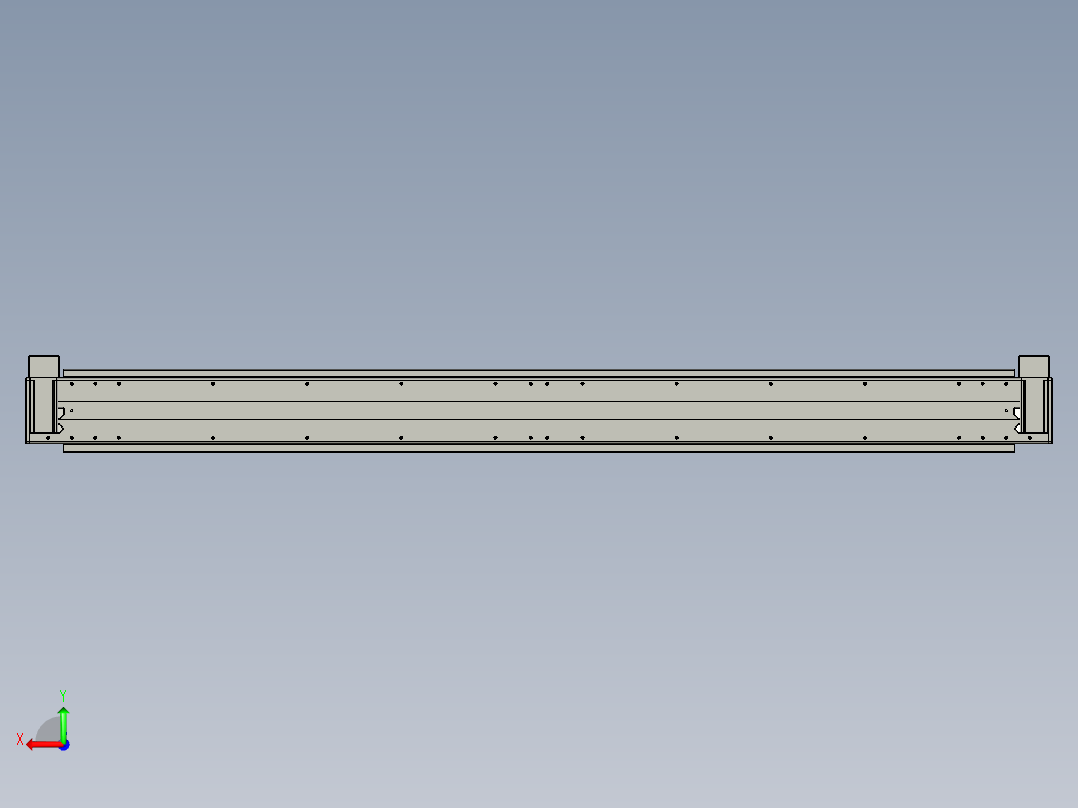 威洛博双电机滑台-VBC14S2-L50-S1600-BD-P40-C6后视图