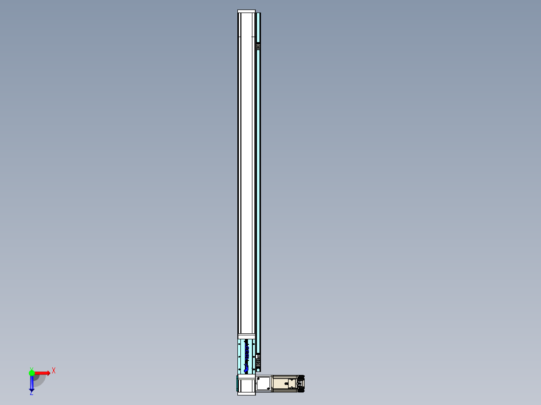 欧规系列-LB6A-L130-S1100-BL-ZP40-C3俯视图
