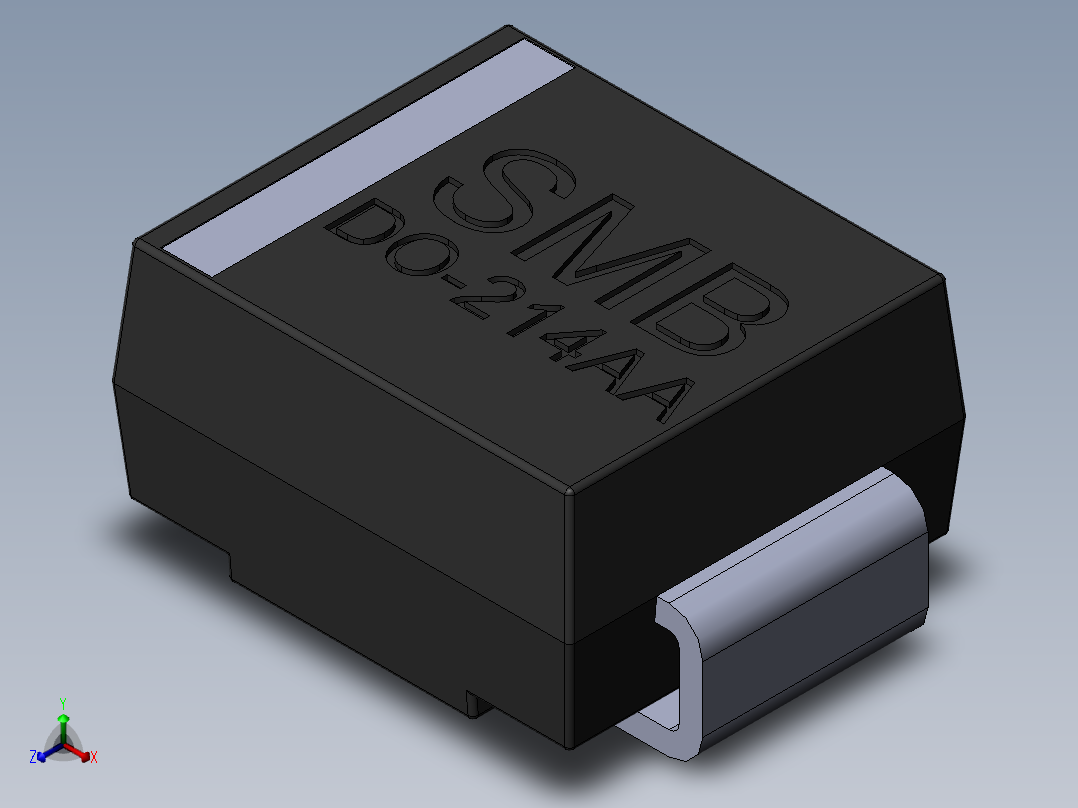 元器件3D封装SMB (DO-214AA)33