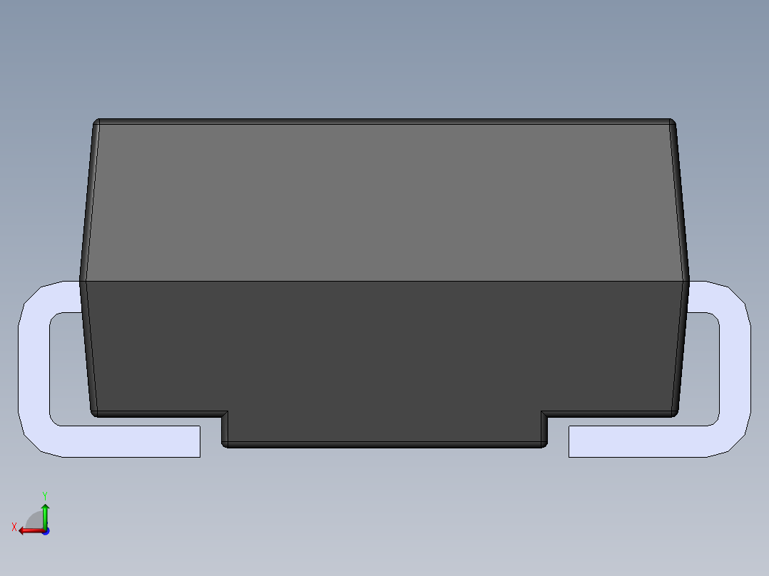 元器件3D封装SMB (DO-214AA)33后视图