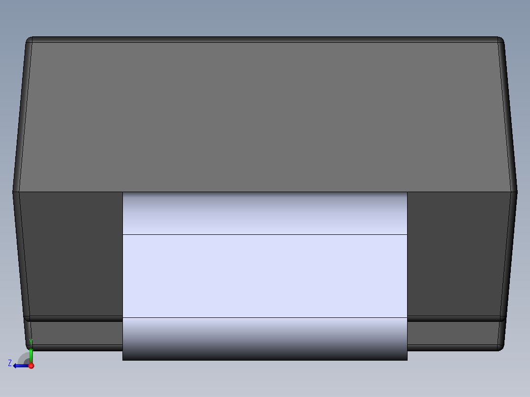 元器件3D封装SMB (DO-214AA)33右视图