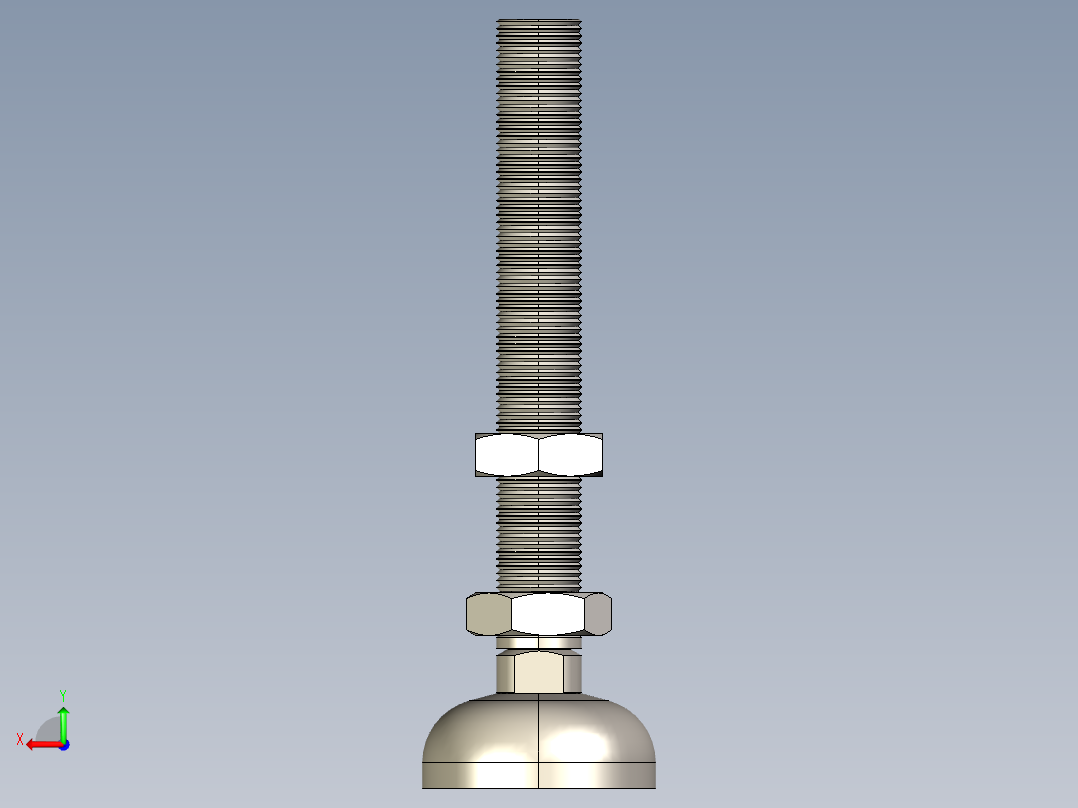 型材-KJN M16 _4 HINGED FOOT KJN311956后视图