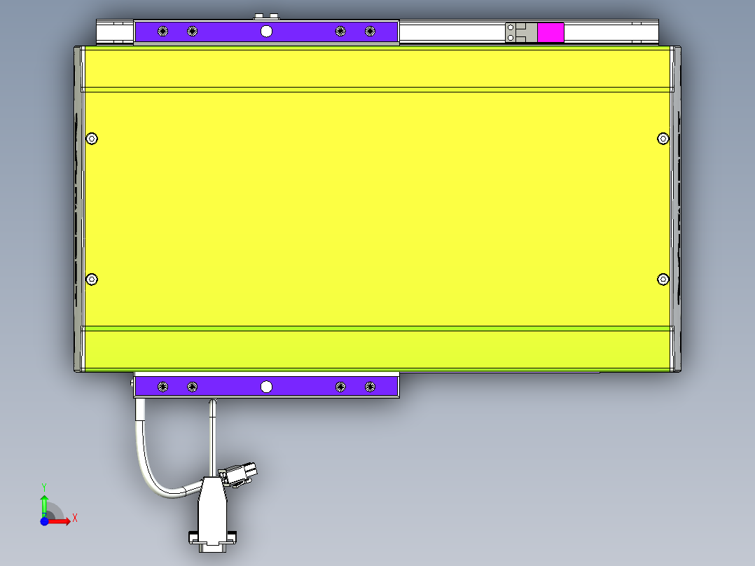 威洛博VL系列3d模型模组VL22H2Y-S150前视图