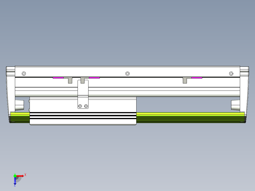 威洛博VL系列3d模型模组VL22H2Y-S150俯视图