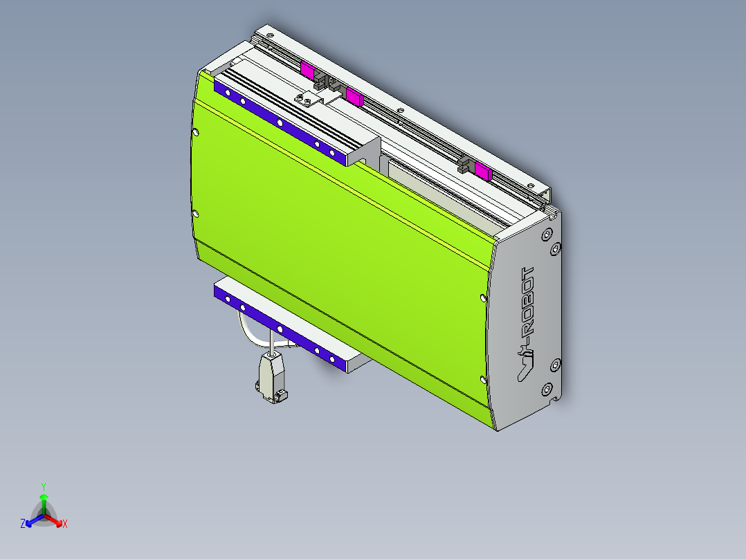 威洛博VL系列3d模型模组VL22H2Y-S150正等轴测图