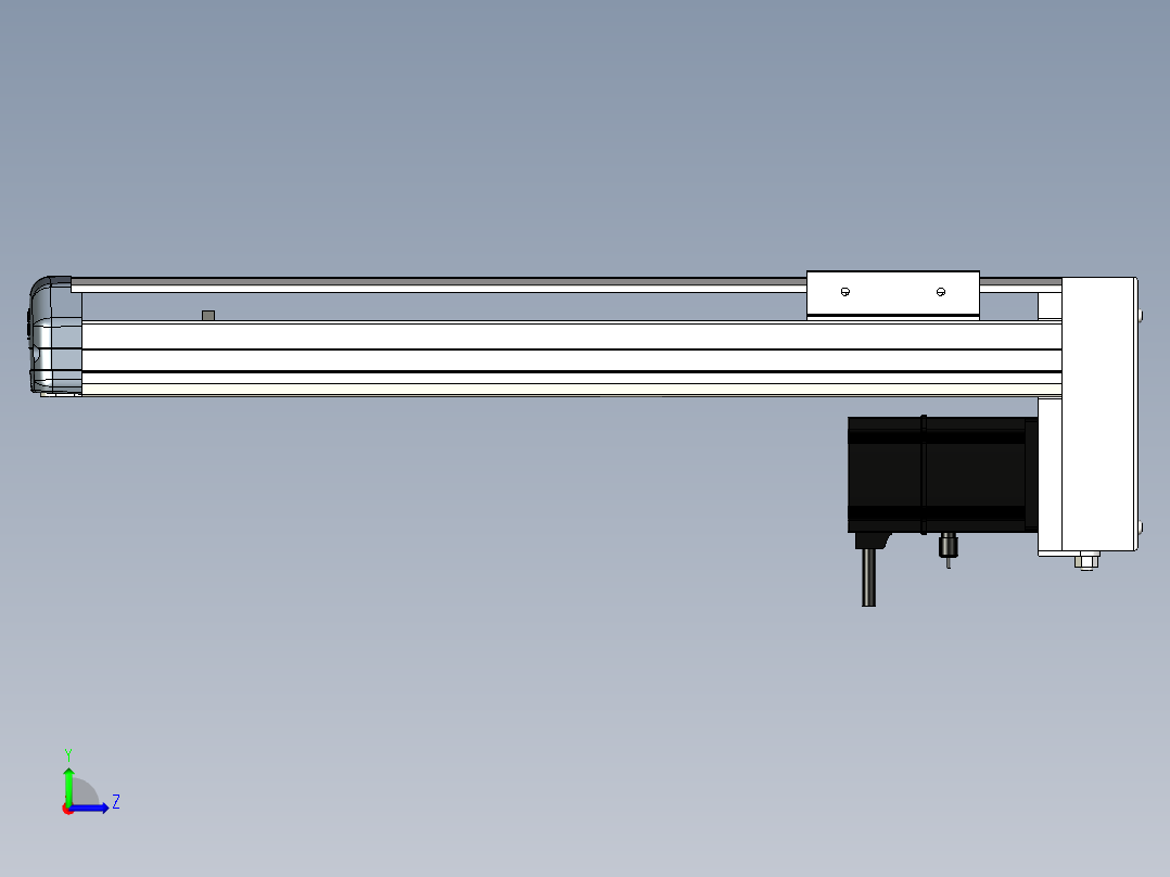 Toyo东佑达直线模组-ETH10-350-BM-200W左视图