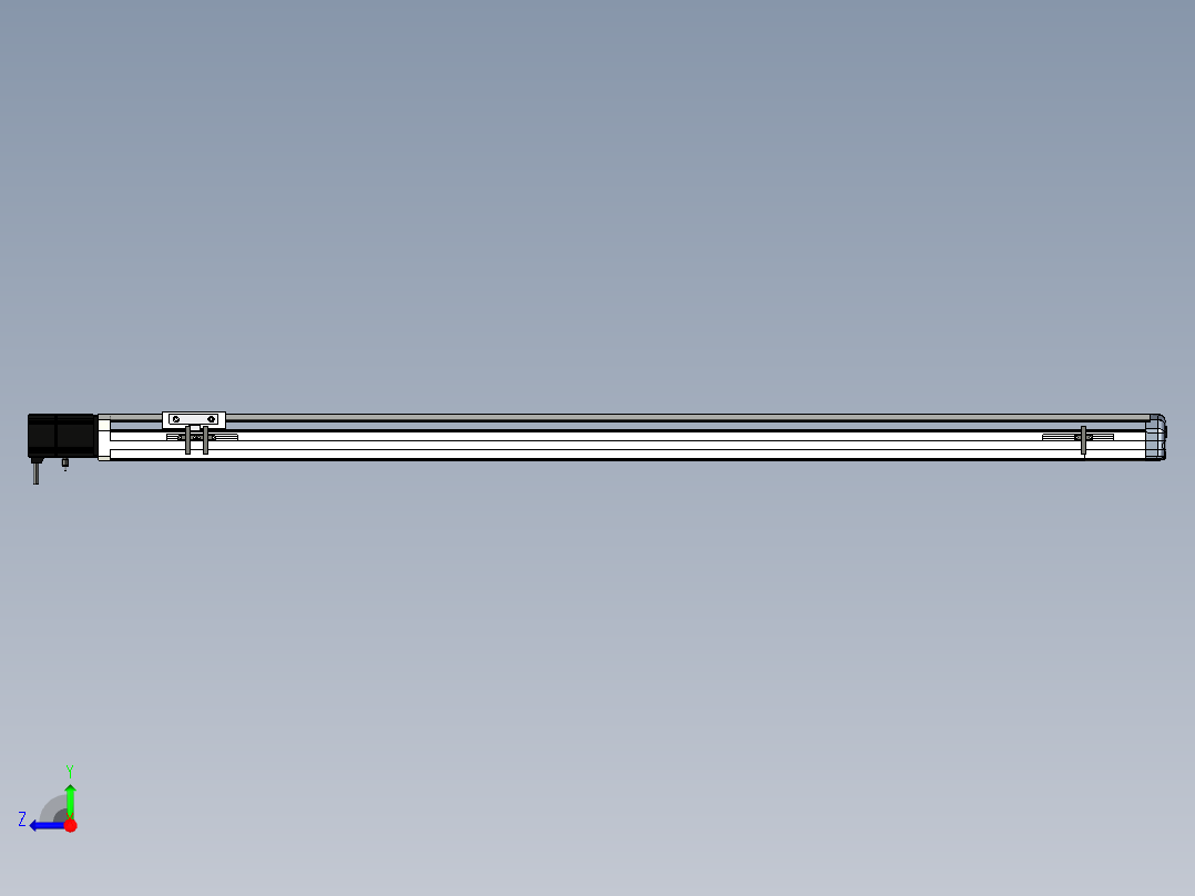Toyo东佑达直线模组-ETH12-L10-1250-BC-M20-C4右视图