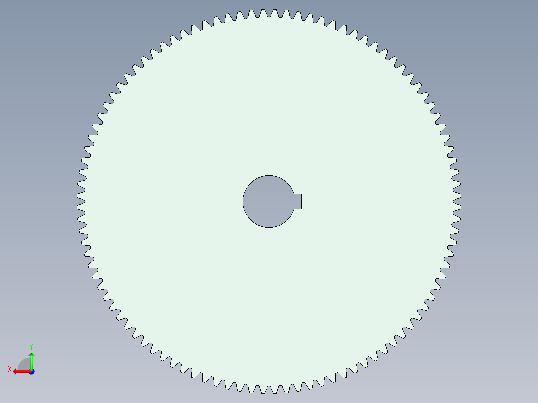 20款齿轮啮合 STP后视图