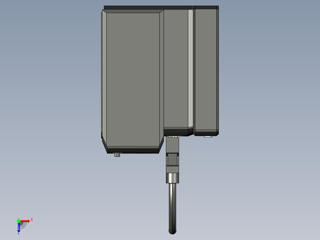 基恩士CV-3501_E300_kc图纸模型俯视图