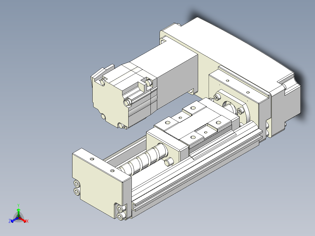 钢基模组-TPA-KSR-6005C-150A1-ML-H1S0正等轴测图