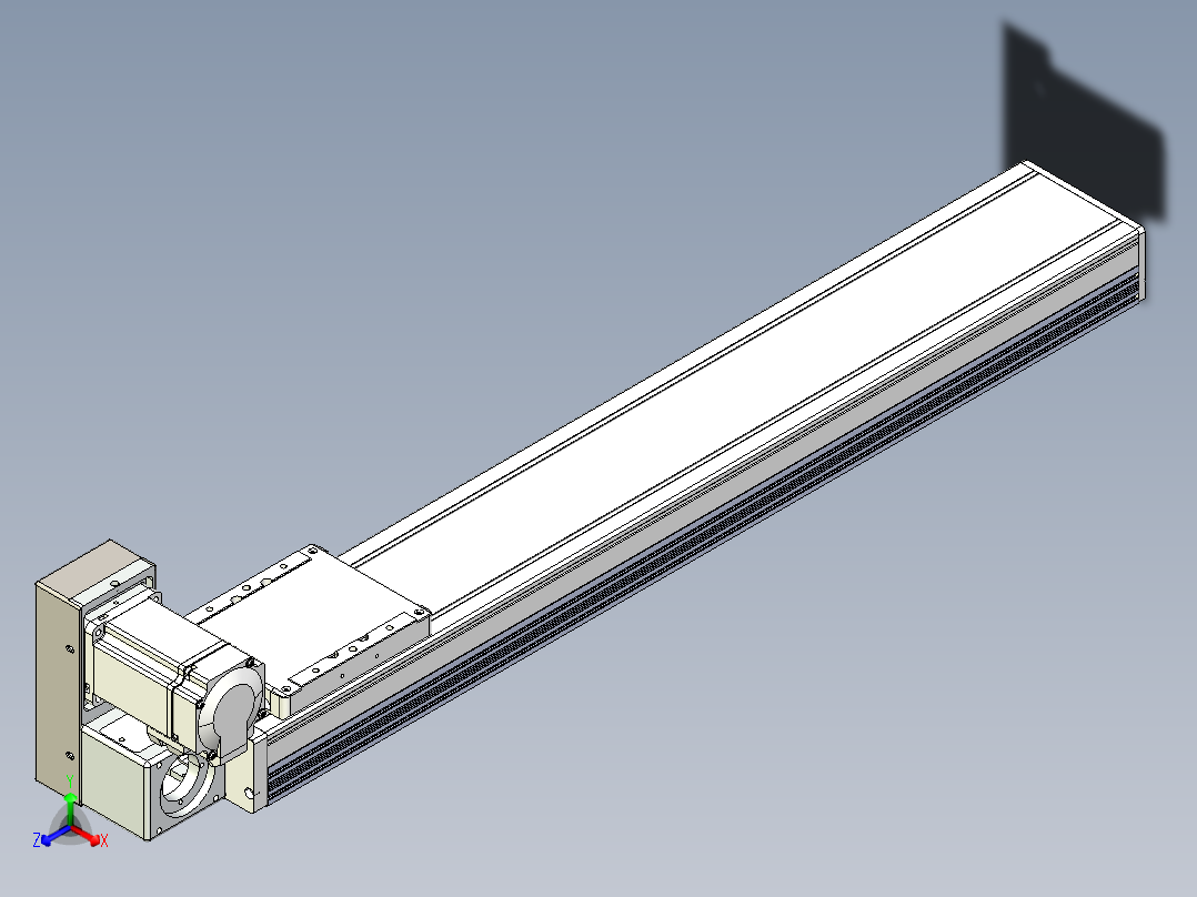 同步带全封闭直线模组TPA-HCB-105D-90-L550-LU-Y-P20-N3