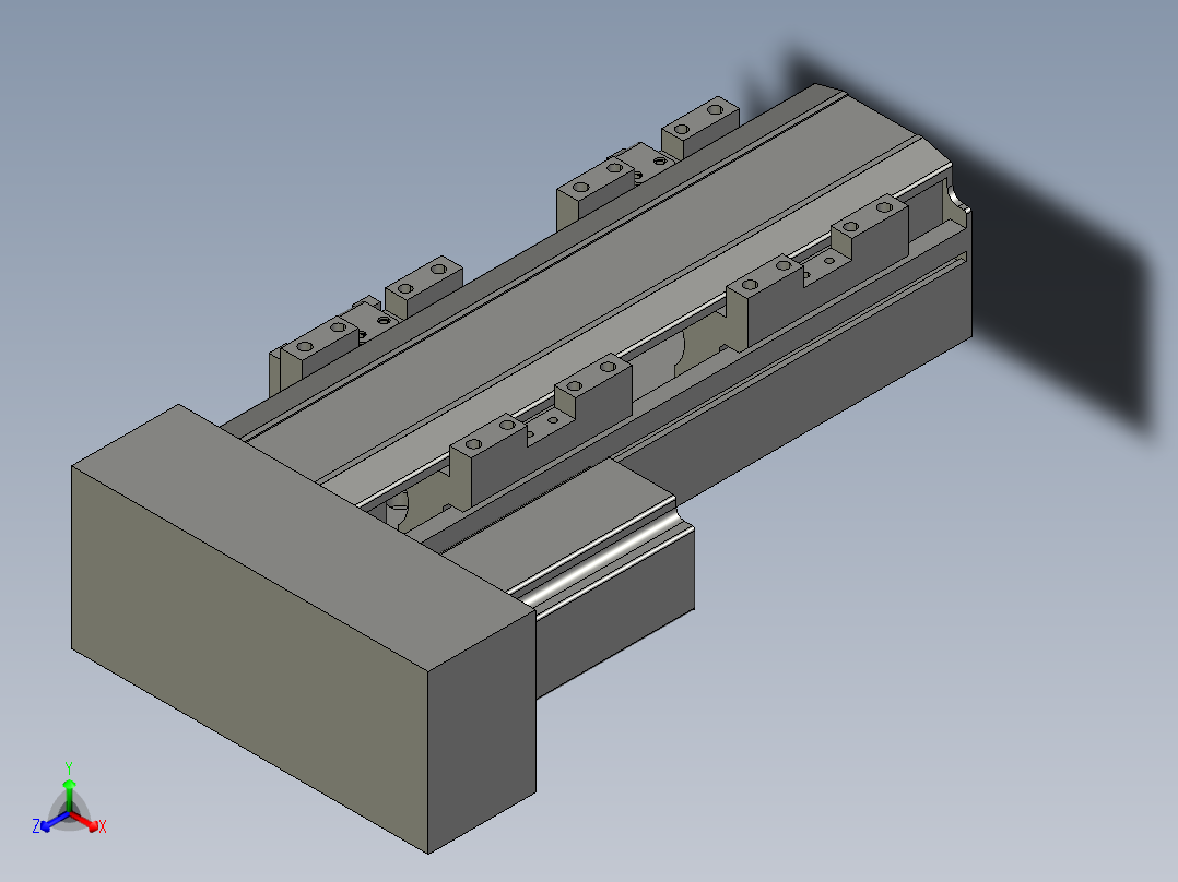 直线模组LHA6-S100-L-100W(16丝杆)设计图纸