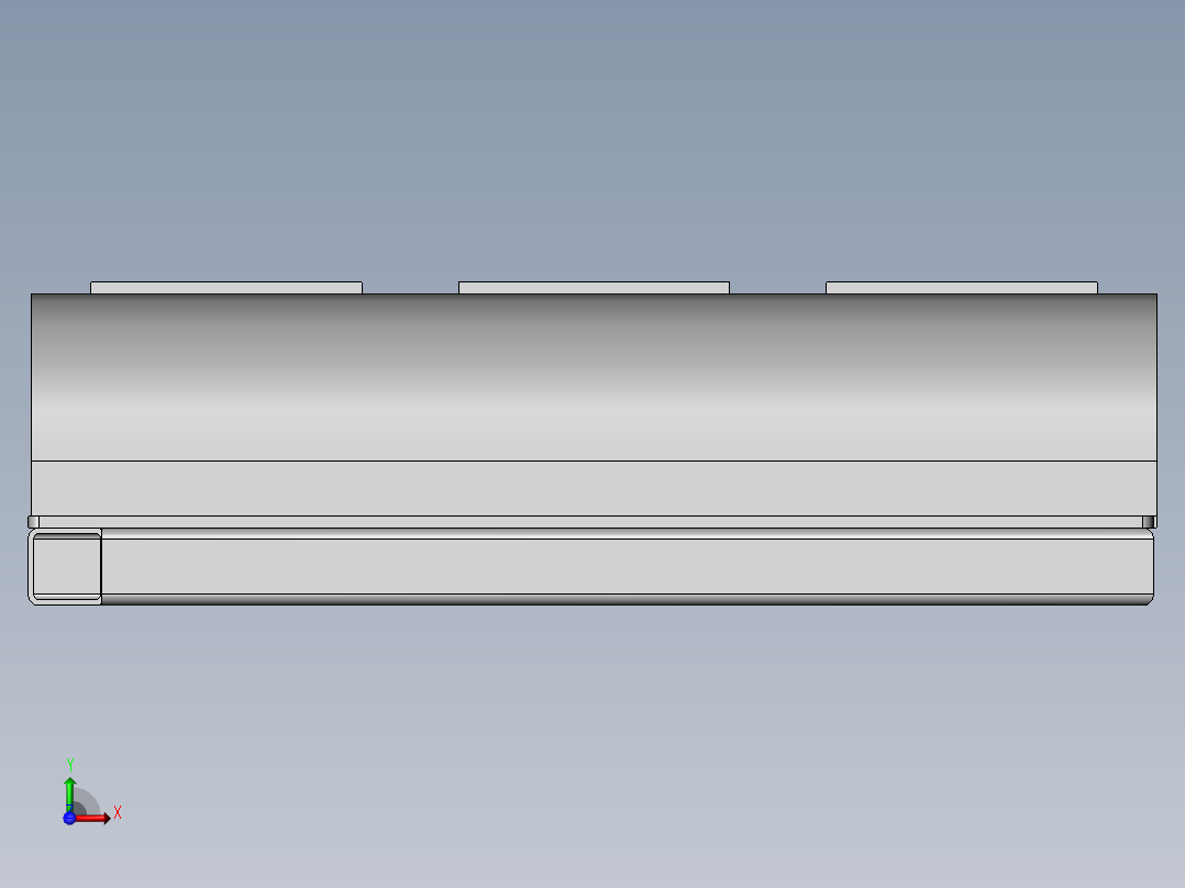 跑步机模型前视图