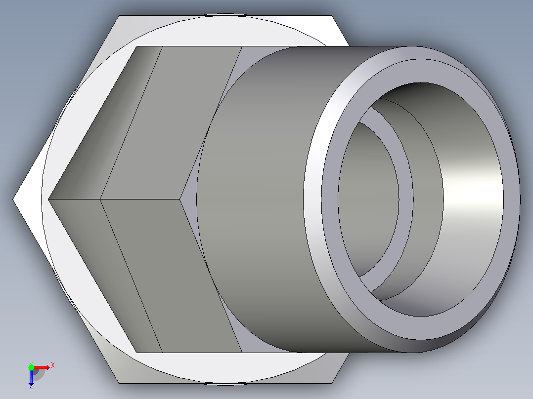 卡套式工业通用硬管接头EO_Adjustable_locknut_45_deg_elbow_VEE20SROMDCF俯视图