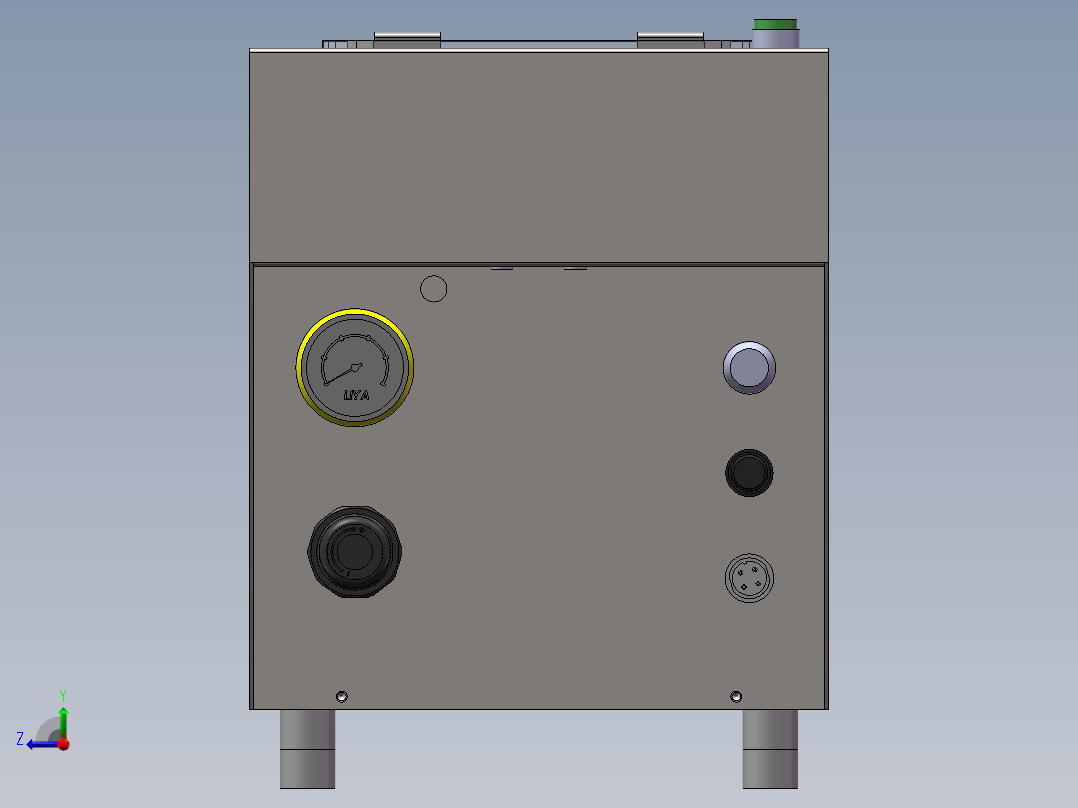 螺丝机一出二供料器右视图