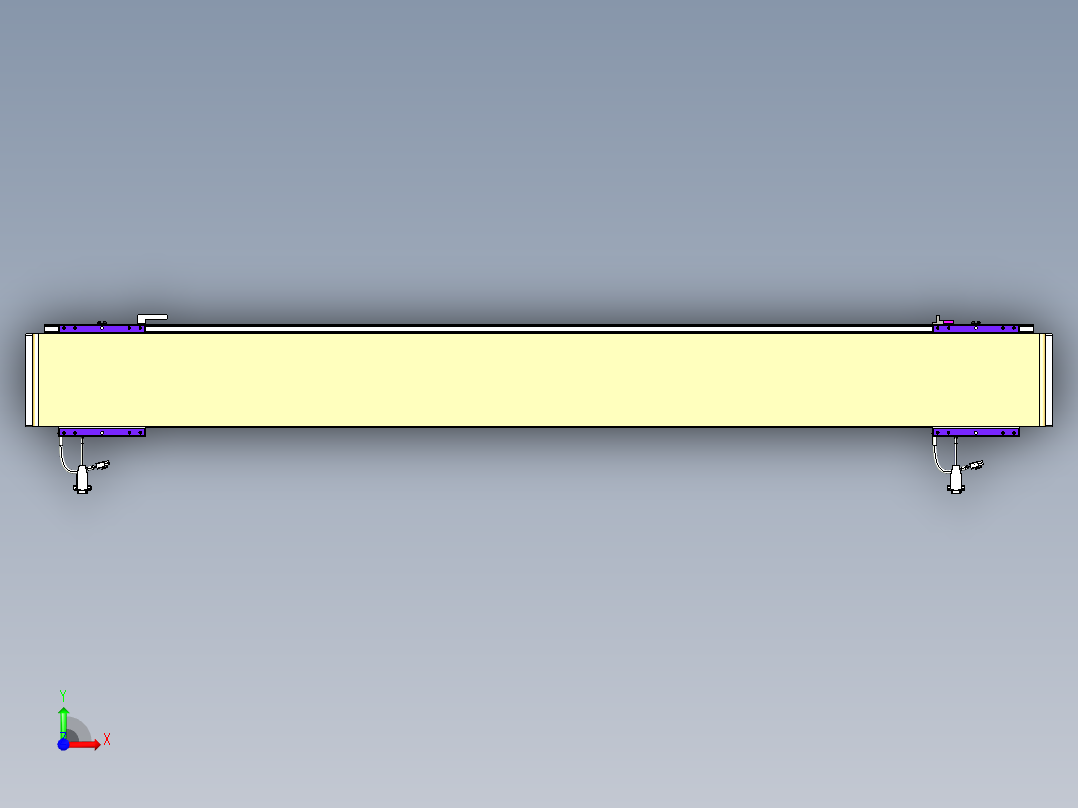 威洛博VL系列直线电机模组-2VL17E2-S1400前视图
