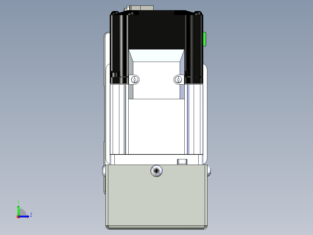 同步带滑台-半封闭B10H-L45-S1100-L-P40-D3左视图