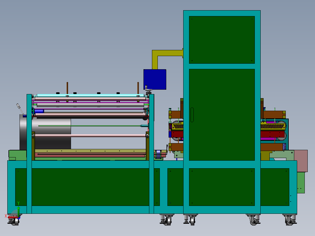 封切机(全自动包装机后视图