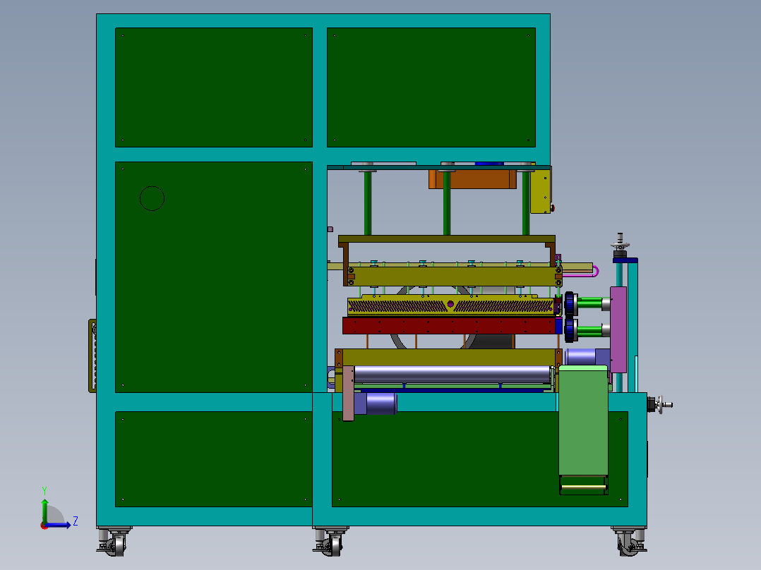 封切机(全自动包装机左视图