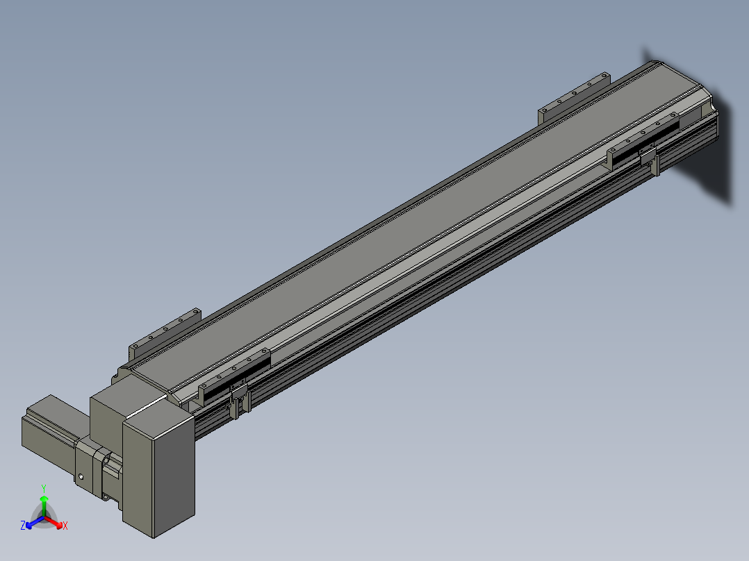 直线模组LHB17-L40-S900-RD设计图纸