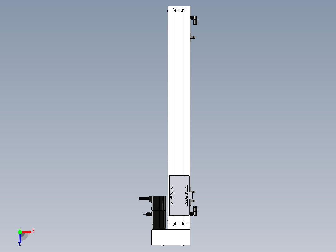 Toyo东佑达直线模组-ECH6-450-BR.igs俯视图