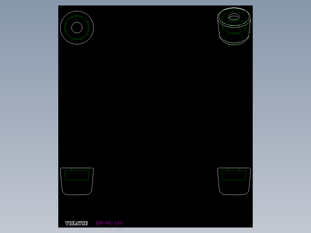 夾鉗附件(橡膠帽)SSP(F)-2D多系列多零件图纸模型
