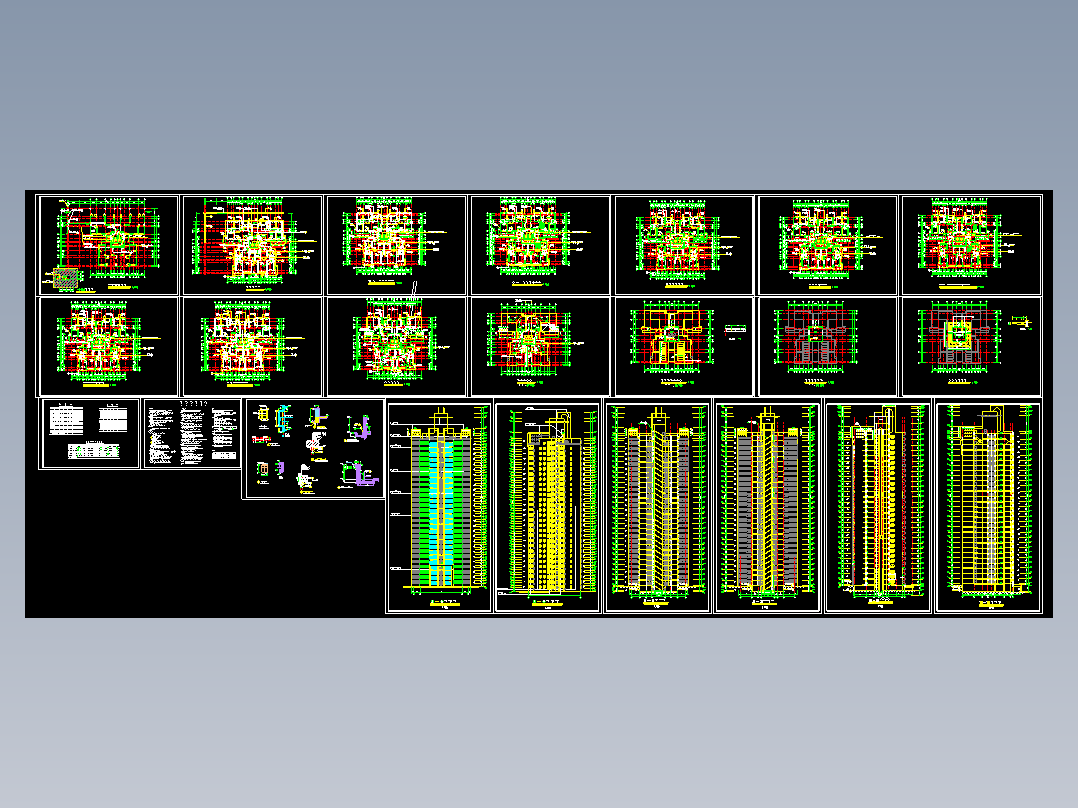高层住宅楼全套施工图