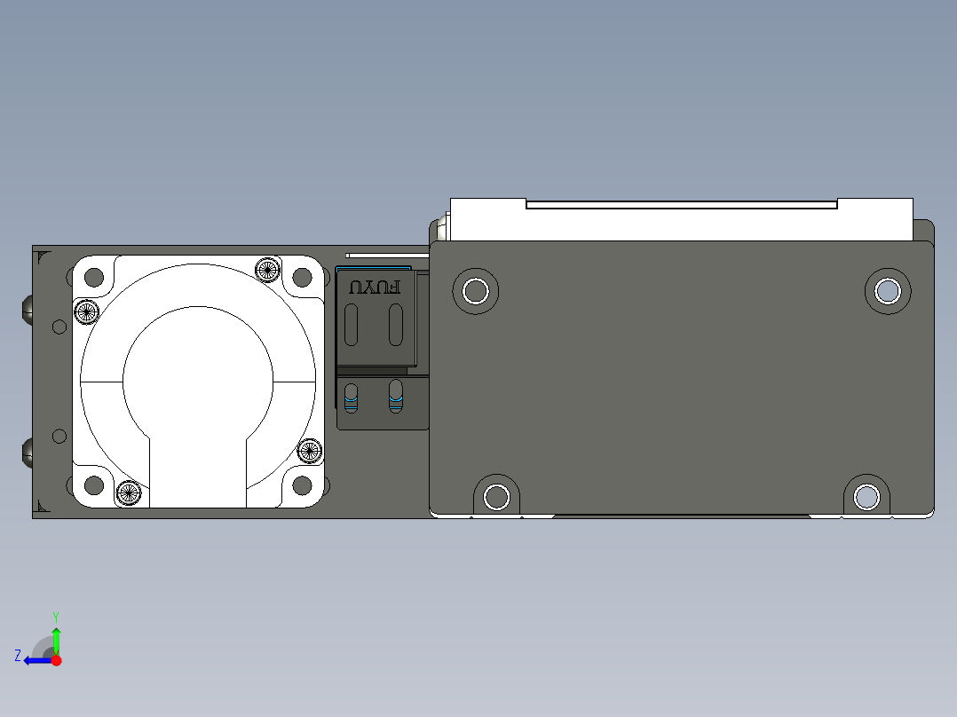 模组FSL120 E100 10C7-BL-T40右视图