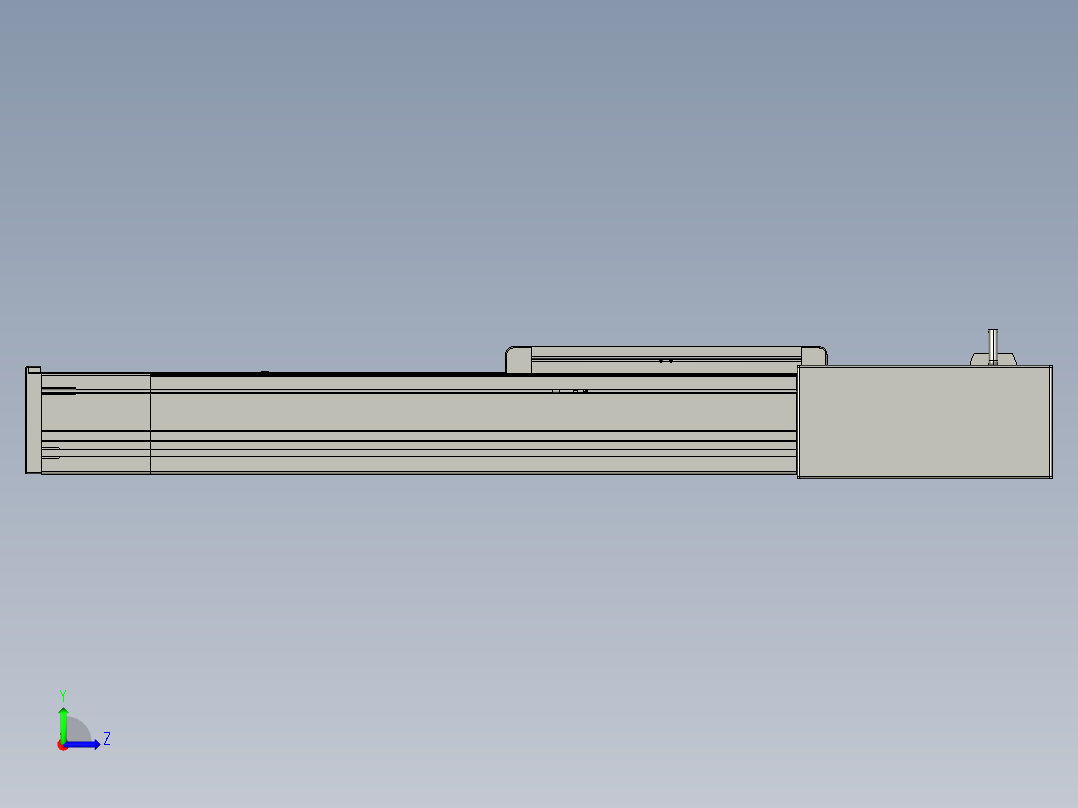 欧规系列-LB8-L75-S300-BR-ZP75-C3左视图