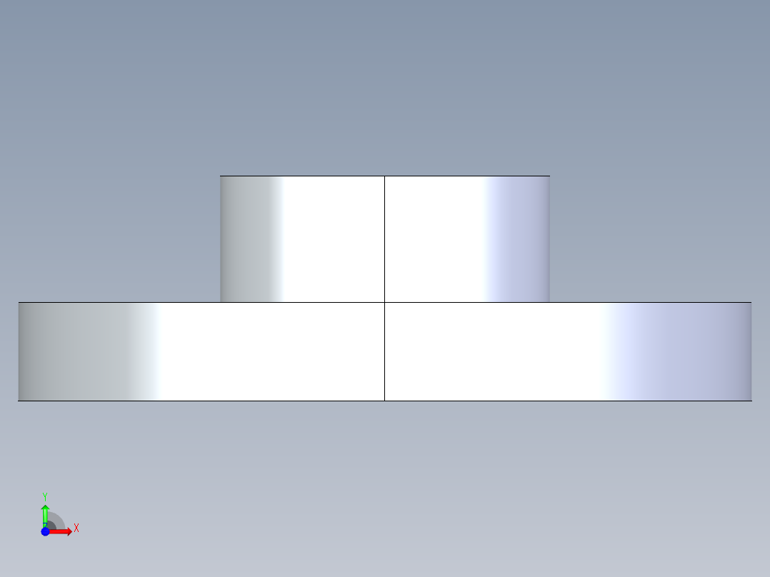 聚氯乙烯配件23-Sch80_Flange One-Piece_SOC_851-012_1.25in前视图
