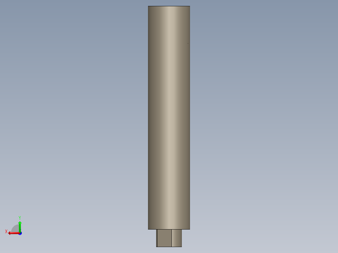9毫米消声器和闪光掩蔽器后视图