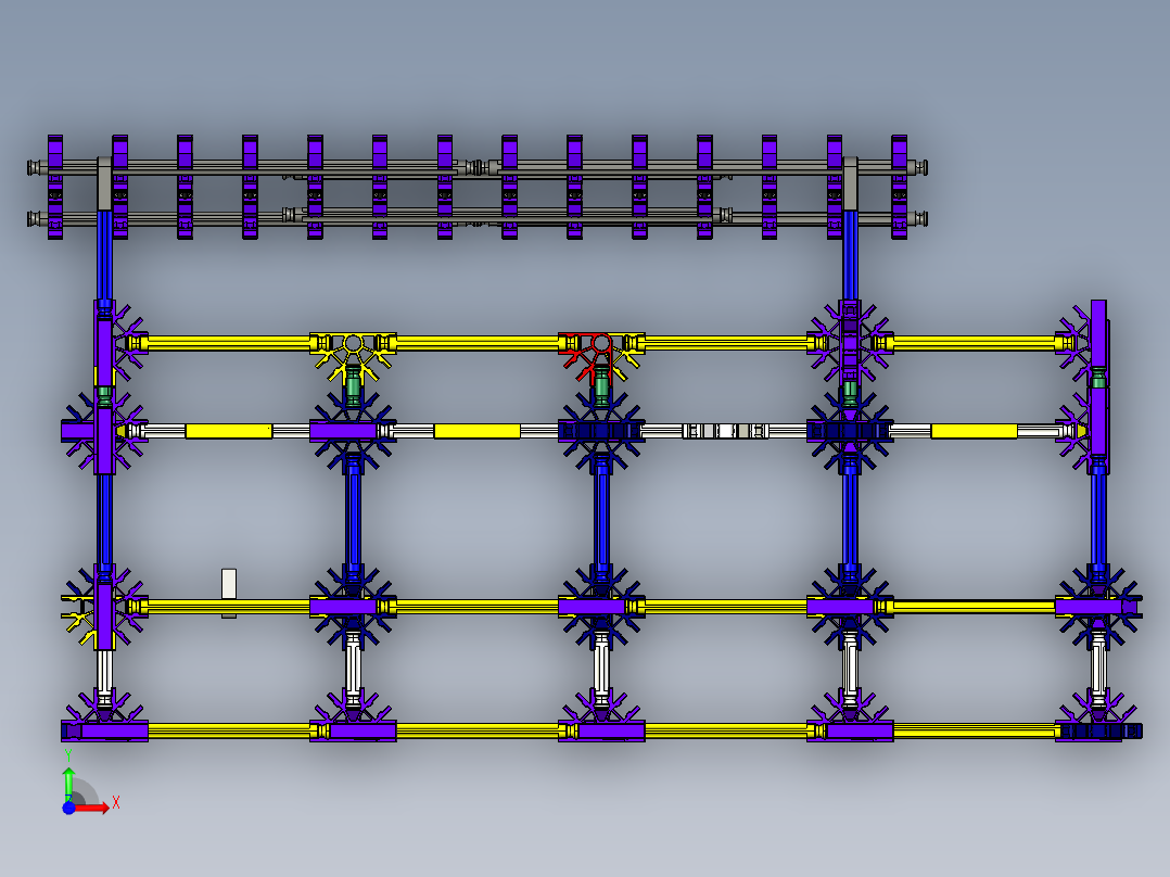 966过山车PROE设计前视图