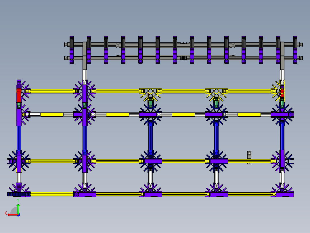 966过山车PROE设计后视图