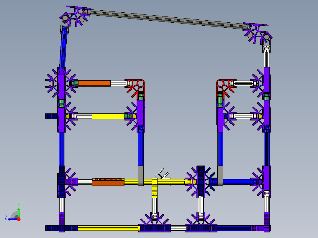 966过山车PROE设计右视图