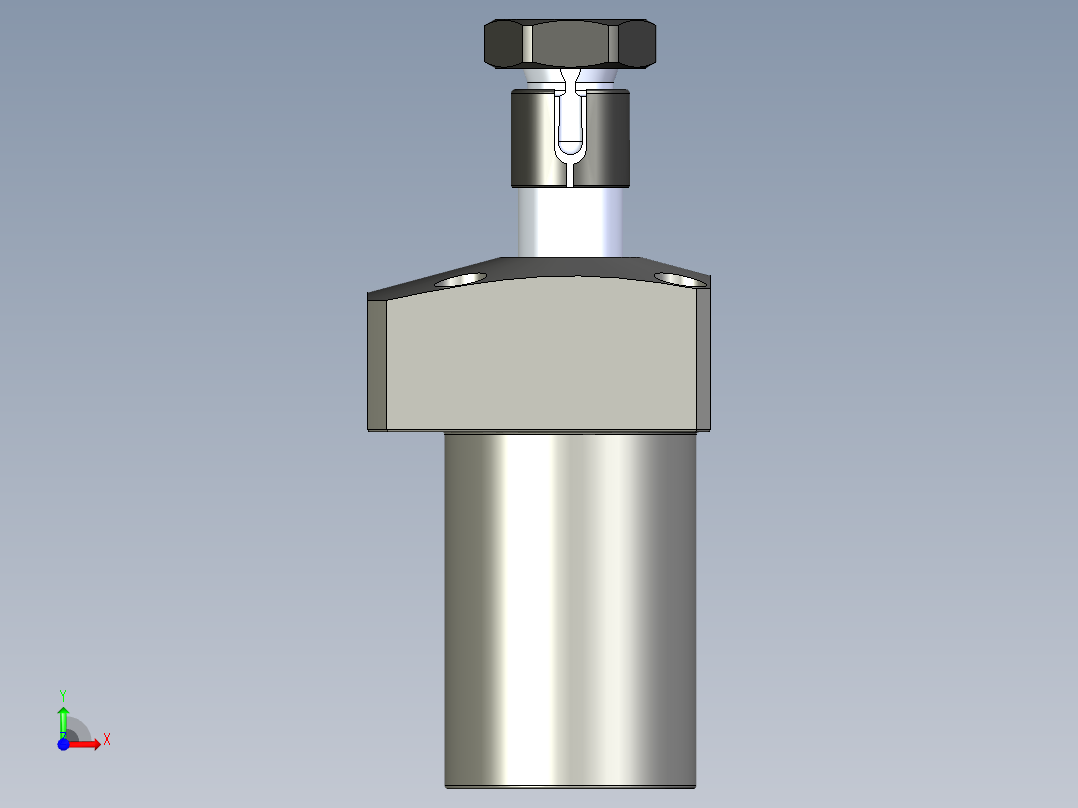 KOSMEKLHS0360-SR多系列多零件图纸模型前视图
