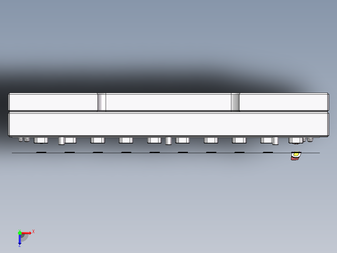 贴胶治具俯视图